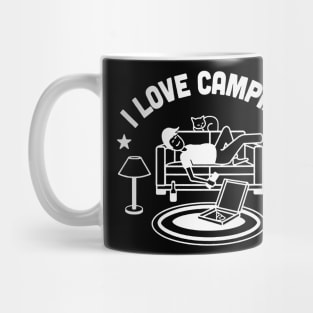 i love camping Mug